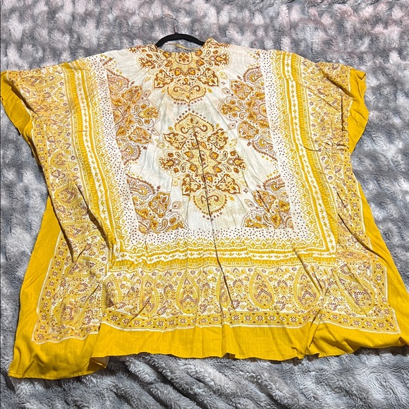 Yellow Paisley kimono - Picture 5 of 6